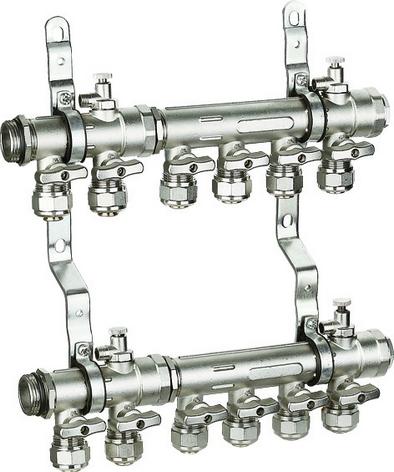 黄铜简易型集分水器 开启分户计量的成本效益与市场新商机